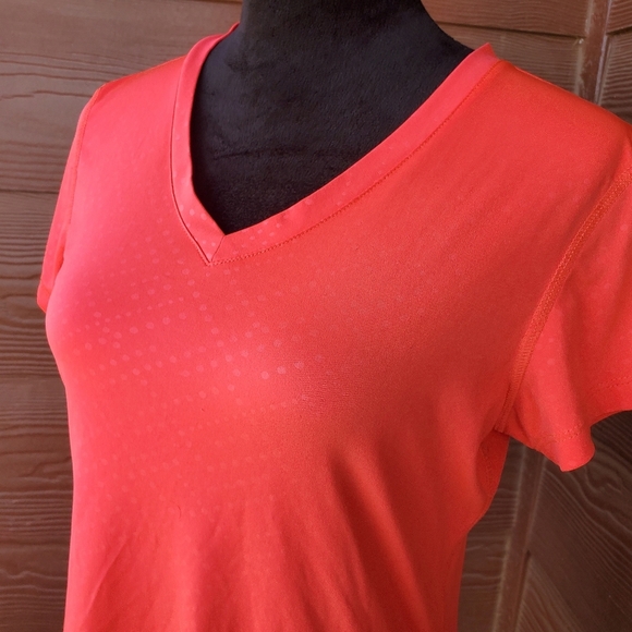 RBX Performance Women's Athletic Activewear T-Shirt Size Medium Neon Orange - Picture 12 of 16